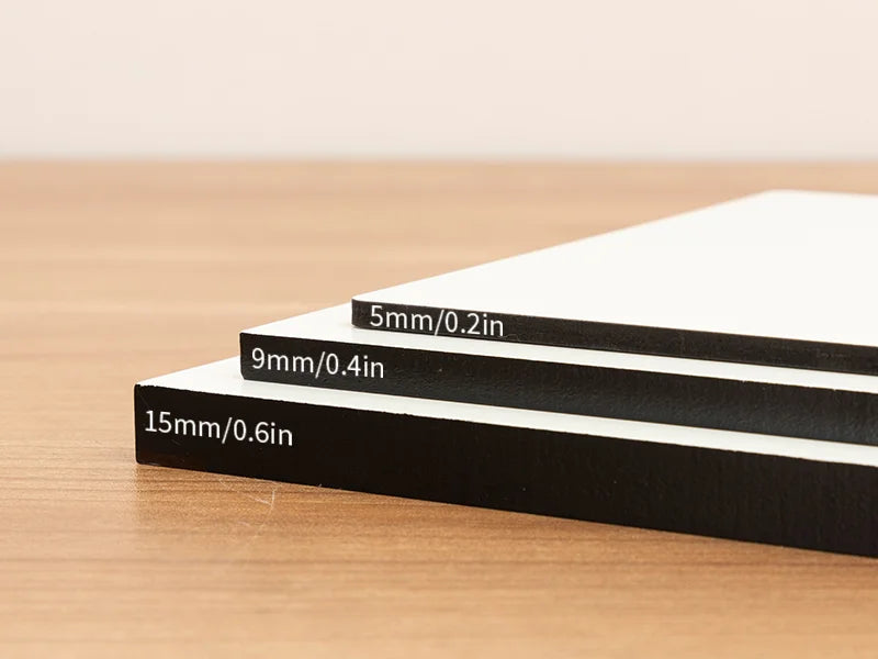 5mm Sublimation Square Wooden Panel with Black Kick Stand 6inch x 6inch / 152*152 mm