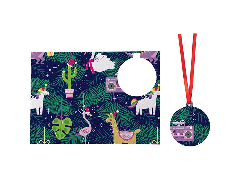 Sublimation Blanks Air Freshener (Christmas Ball, 6pcs/sheet)