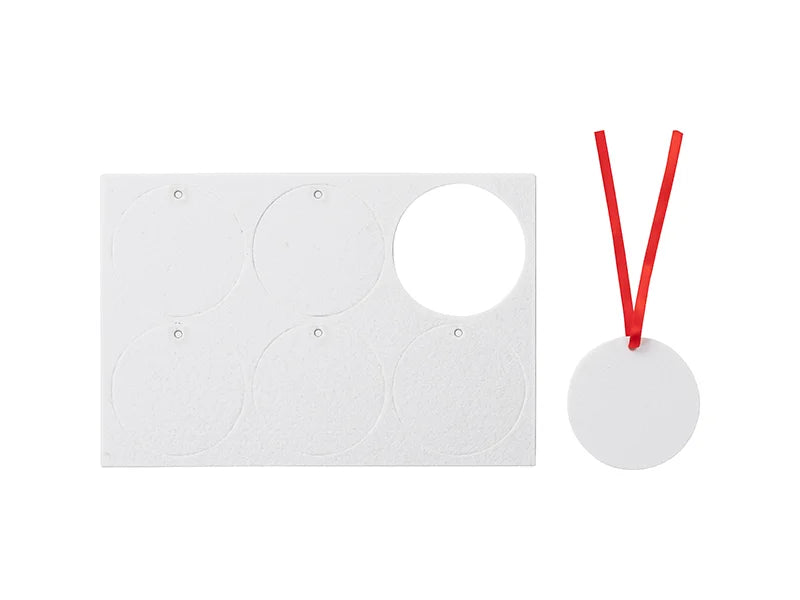 Sublimation Blanks Air Freshener (Round, 6pcs/sheet)