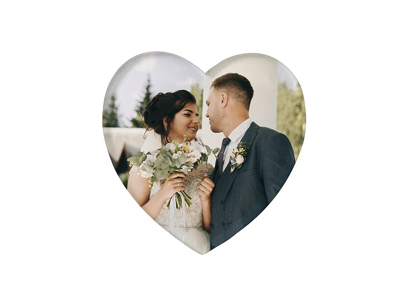 Acrylic Car Air Freshener Holder(Heart, 5*5*4.3cm)