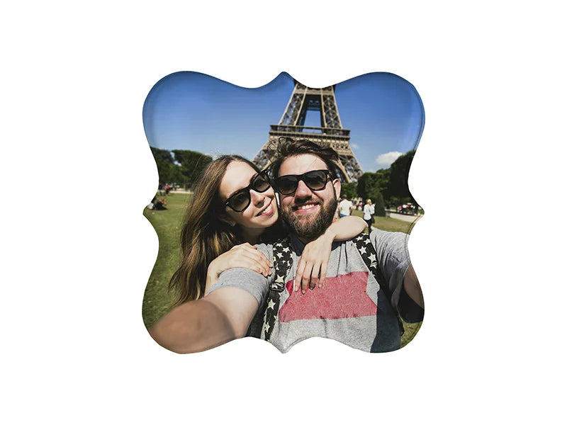 Acrylic Car Air Freshener Holder (Lacey, 5.5*5.5*4.3cm)