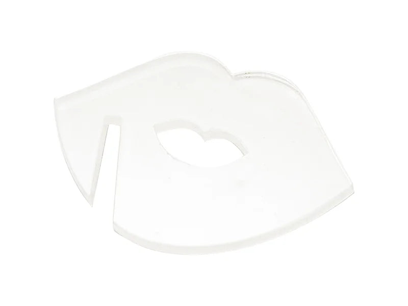 Sublimation Blanks Acrylic Drink Tags (5*3.5*0.4cm,Lip Shape)