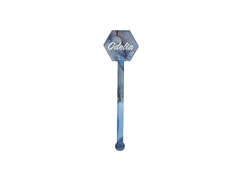 Sublimation Blank Acrylic Drink Stirrer (Short)