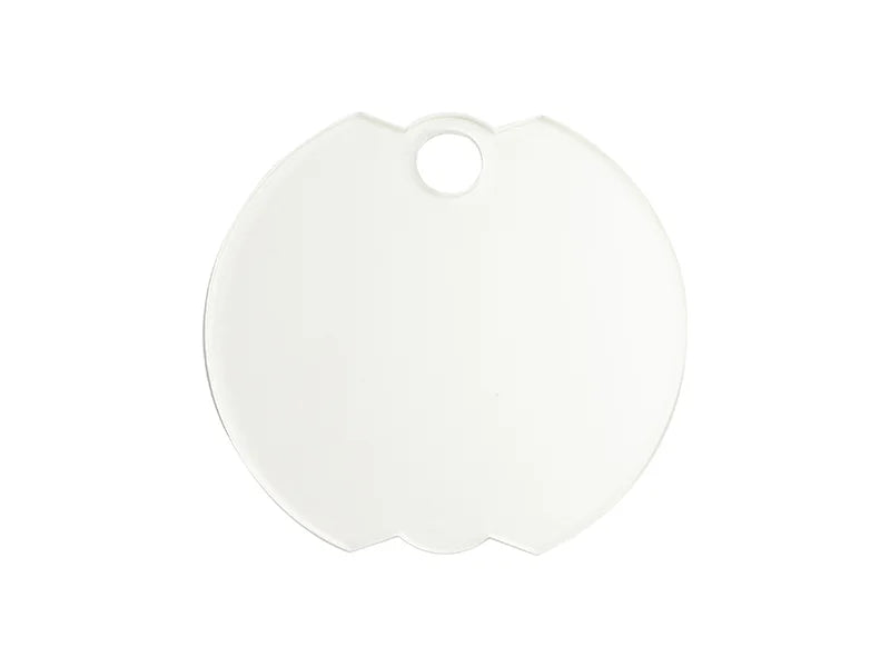 Sublimation Blanks Acrylic Name Tag for 40oz Stanley Tumbler (8.8*8.2*0.4cm,Bud Shape)