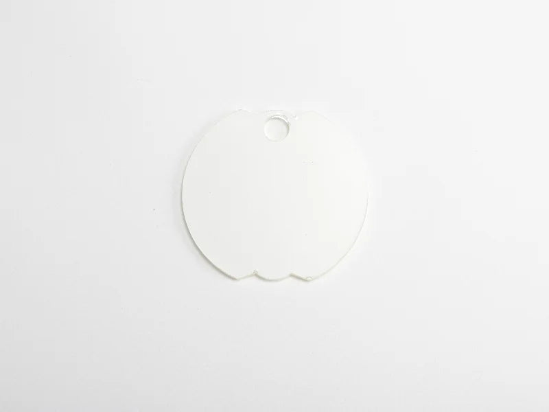 Sublimation Blanks Acrylic Name Tag for 40oz Stanley Tumbler (8.8*8.2*0.4cm,Bud Shape)