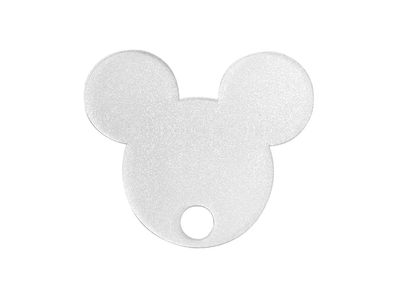 Sublimation Blank Acrylic Glitter Name Tag for 40oz Stanley Swivel Lid