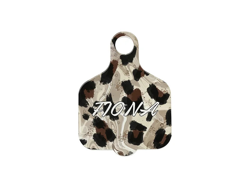 Sublimation Blanks Acrylic Name Tag for 40oz Stanley Tumbler (5.9*8.2*0.4cm,Paddle Shape)