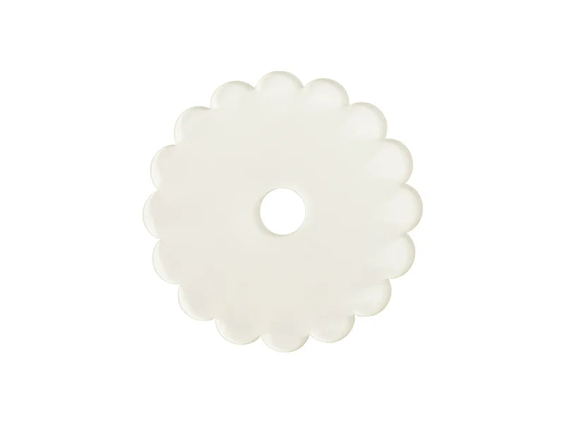 Sublimation Blanks Acrylic Name Tag (8.1*8.1*0.4cm,Gear Lace Shape)