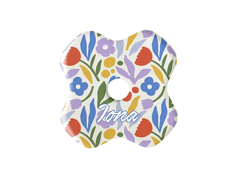 Sublimation Blanks Acrylic Name Tag (8.1*8.1*0.4cm,Lucky Clover Shape)