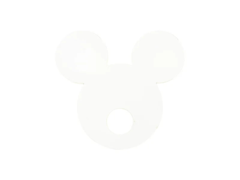 Sublimation Blanks Acrylic Name Tag (5.5*6*0.4cm,Mickey Shape)