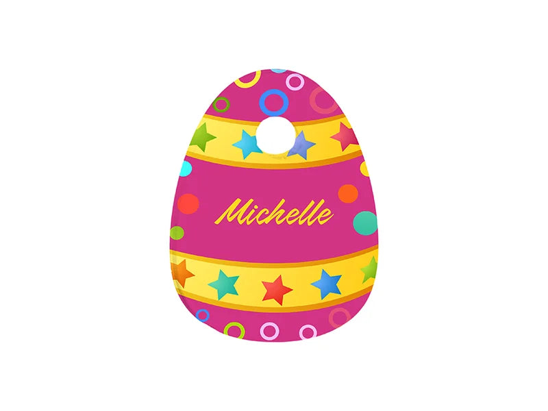 Sublimation Blanks Acrylic Name Tag (6*8*0.4cm,Egg Shape)