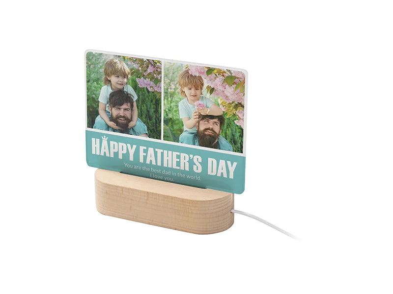 Sublimation Blanks Acrylic Photo Frame(Retangular, 14*17*0.4cm)