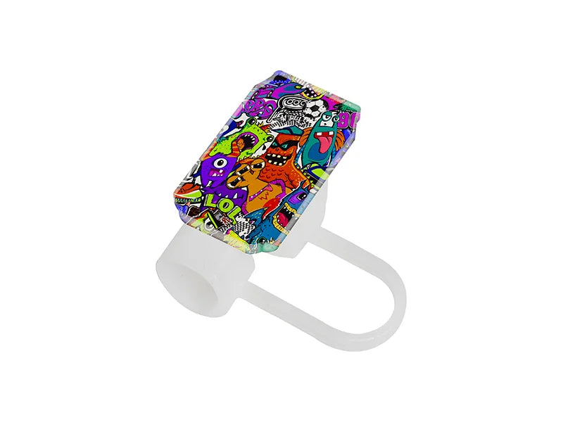 Sublimation Blank Acrylic Sticker for Straw Cover(1.7*3*0.2cm,Coke Can shape)