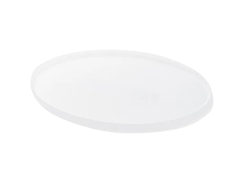 Sublimation Blanks Acrylic Name Badge(Oval, 7.6*3.8*0.4cm)