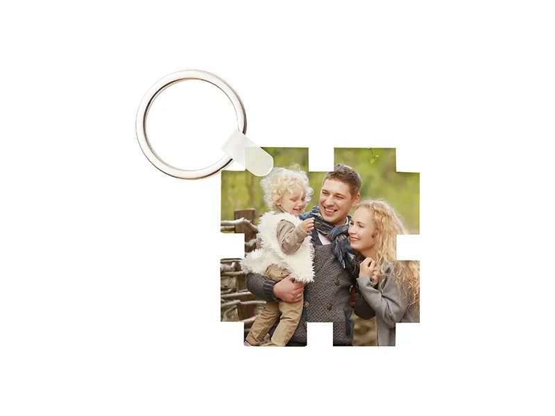 Sublimation Blanks Acrylic Keyring(Puzzle, 5*5*0.4cm)