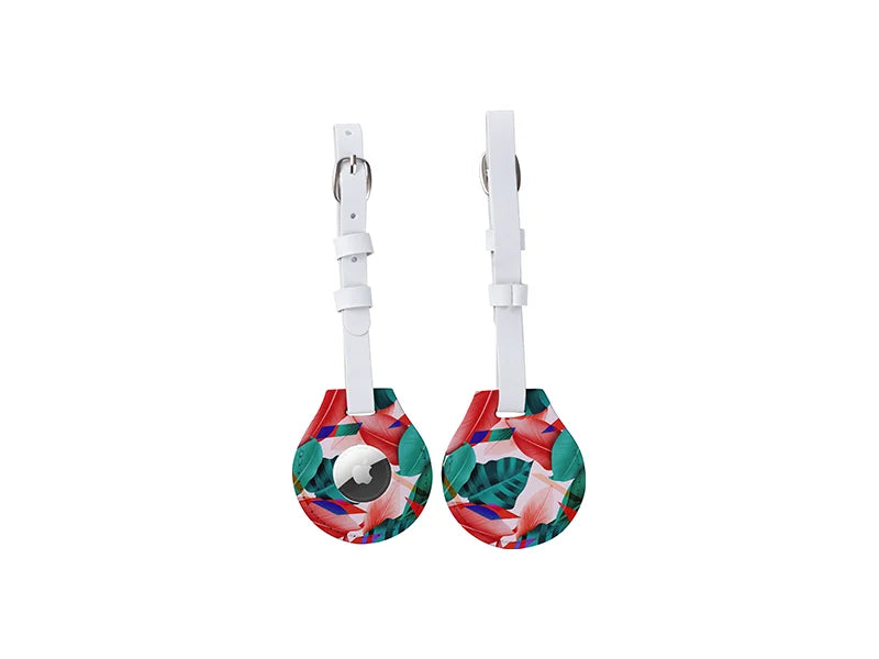 Sublimation Blanks PU AirTag Luggage Tag Holder