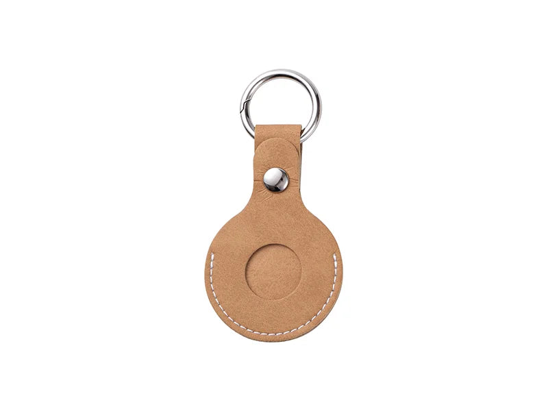 Sublimation Blanks PU AirTag Keychain Holder