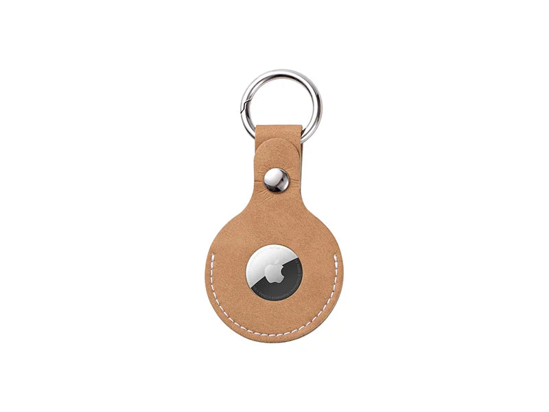 Sublimation Blanks PU AirTag Keychain Holder
