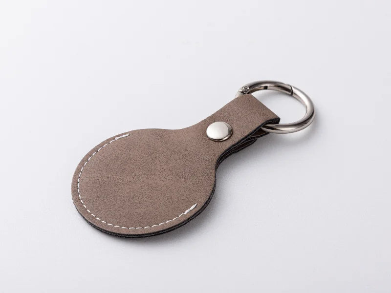 Sublimation Blanks PU AirTag Keychain Holder