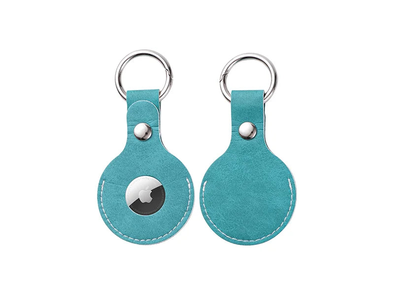 Sublimation Blanks PU AirTag Keychain Holder