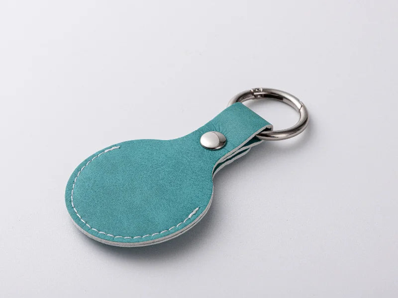 Sublimation Blanks PU AirTag Keychain Holder