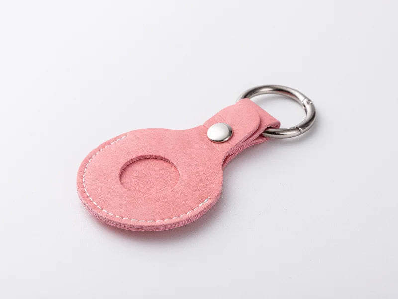 Sublimation Blanks PU AirTag Keychain Holder