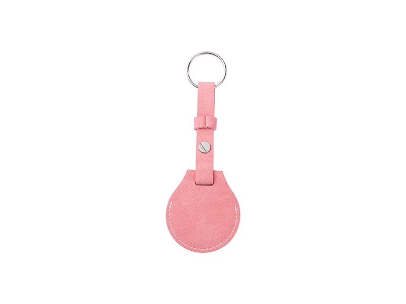 Sublimation Blanks PU AirTag Keychain Holder (Long Strap)