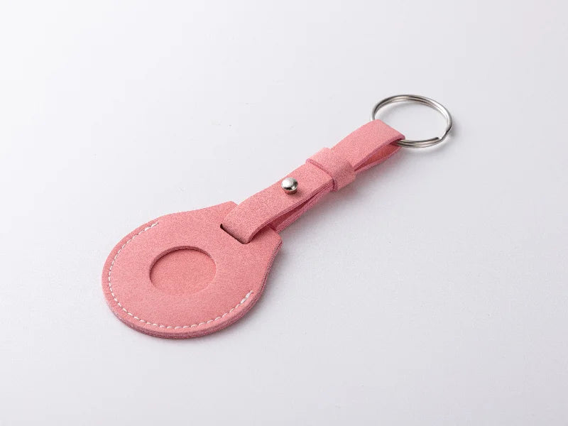 Sublimation Blanks PU AirTag Keychain Holder (Long Strap)