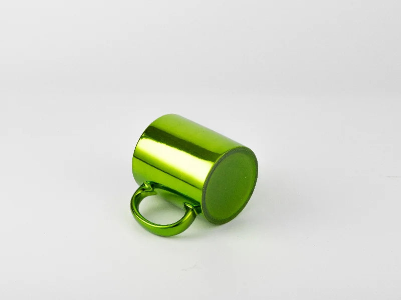 11oz Sublimation Blanks Light Green Plated Ceramic Mug
