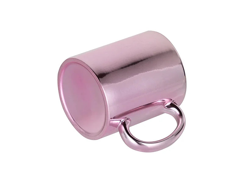 Sublimation 11oz Pink Plated Ceramic Mug