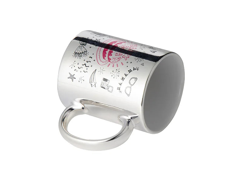 Sublimation 11oz Silver Plated Ceramic Mug