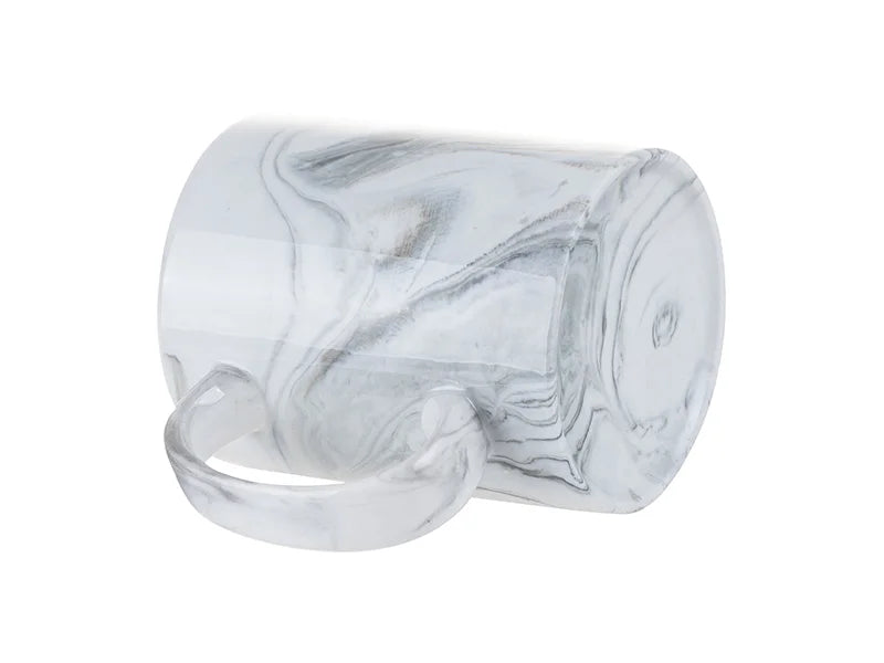 11oz Sublimation Blanks Marble Texture Mug (Gray)