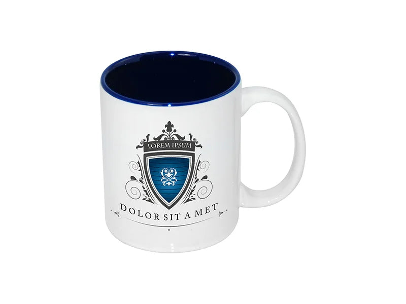 Sublimation 11oz Two-Tone Color Mugs - Blue