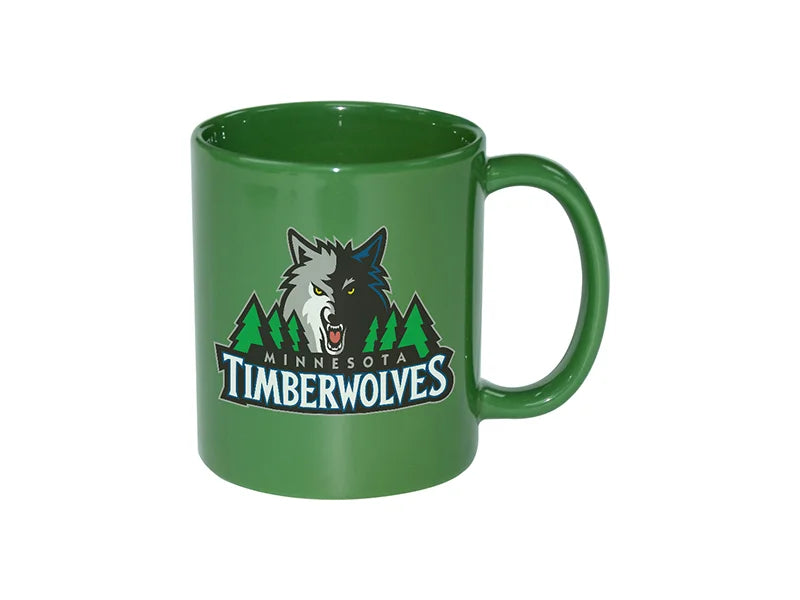 Sublimation 11oz Full Color Mug(Glossy, Green)