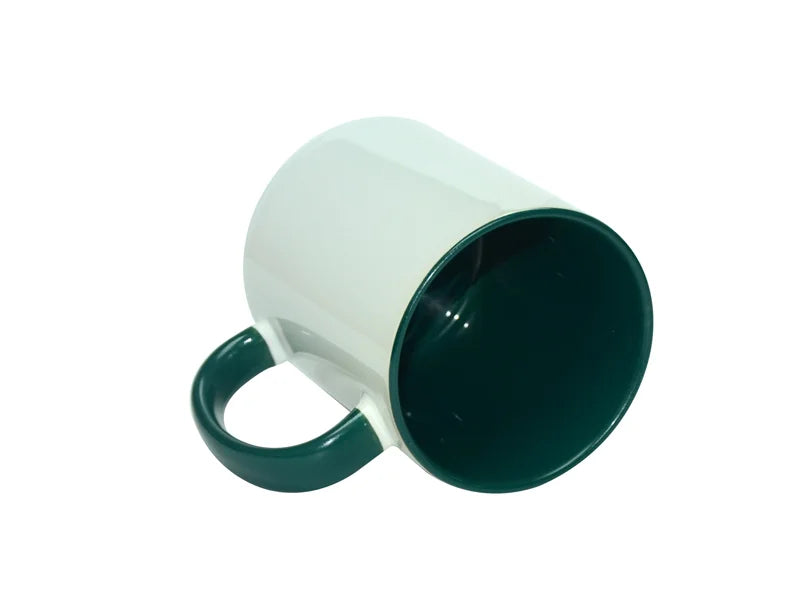 Sublimation 11oz Inner Rim Color Mug - Green