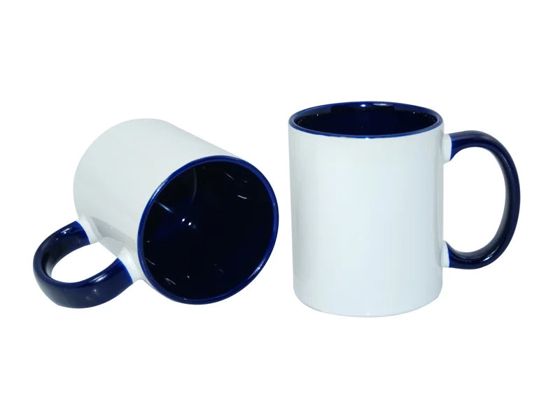 Sublimation 11oz Inner Rim Color Mug - Blue