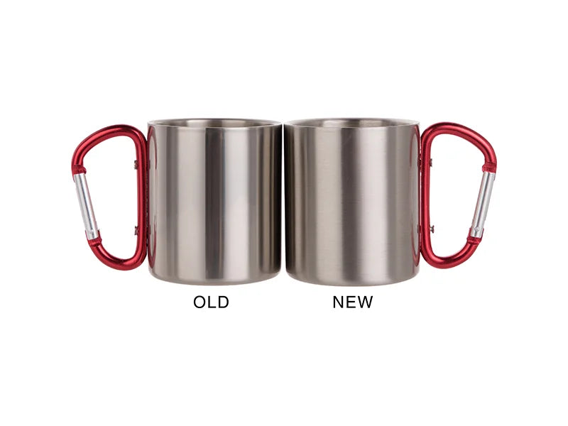 Sublimation 200ml Stainless Steel Mug w/ Carabiner Handle
