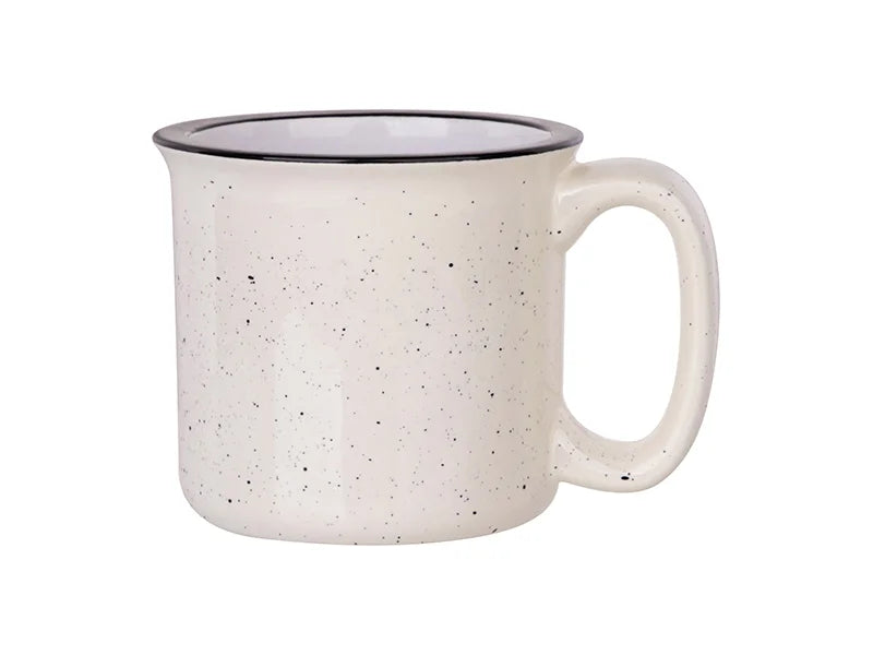 Sublimation 13oz/400ml Ceramic Enamel Mug (Beige Pattern)