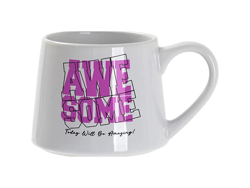 Sublimation Blanks 13.8oz/410ml Tapered White mug