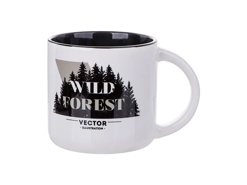 Sublimation 14oz Two-Tone Color Mug (Black)