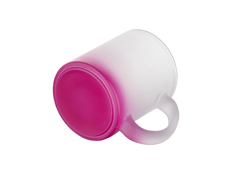 Sublimation 11oz Glass Mugs Gradient Purple