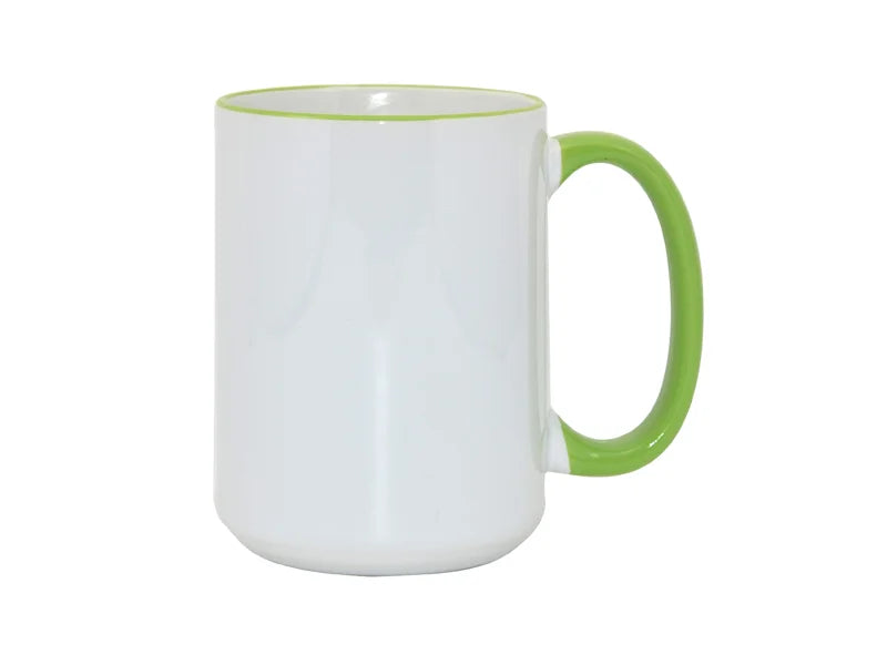Sublimation 15oz Rim/Handle Mugs