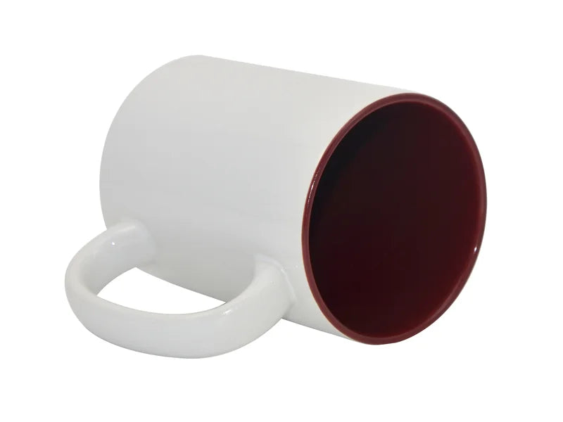 Sublimation 15oz Two-Tone Color Mugs - Maroon