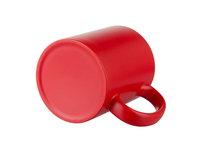 Sublimation 11oz Color Changing Mugs (Semi-Glossy, Red)
