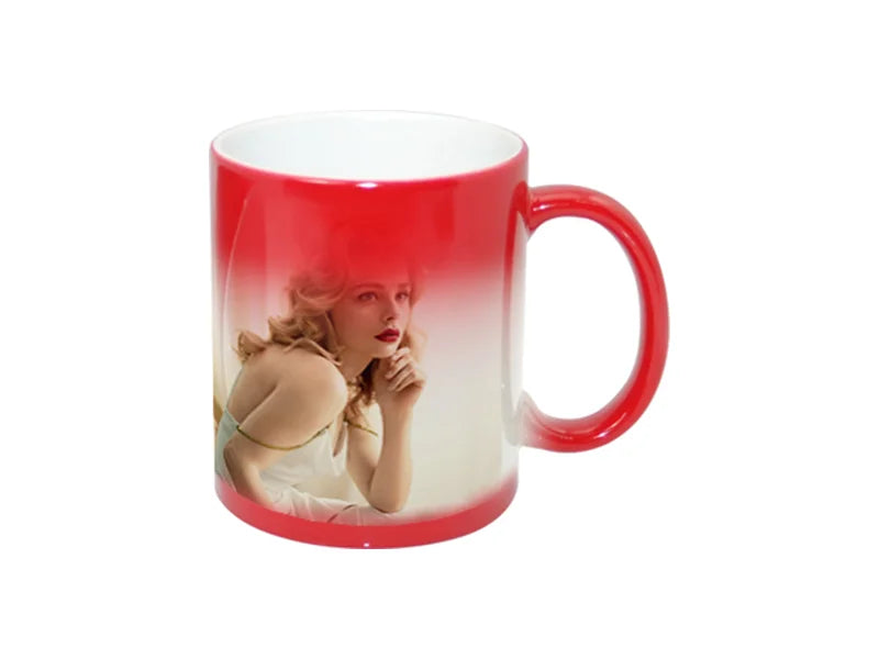 Sublimation 11oz Color Changing Mug (Red)