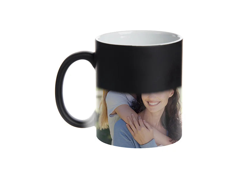 Sublimation 11oz Color Changing Mug (Black, Semi-Glossy)