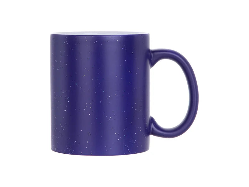 Sublimation 11oz Color Changing Mugs (StarSky Blue, Frosted)