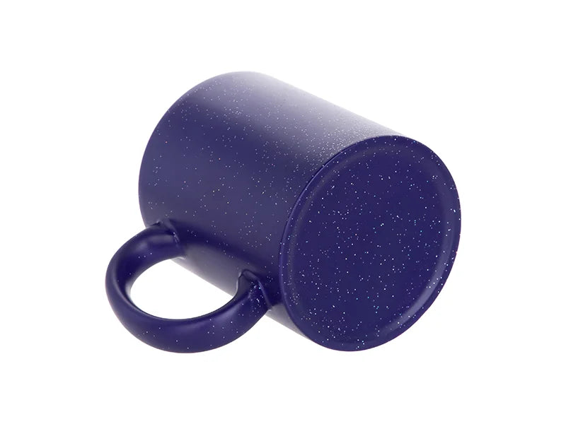 Sublimation 11oz Color Changing Mugs (StarSky Blue, Frosted)