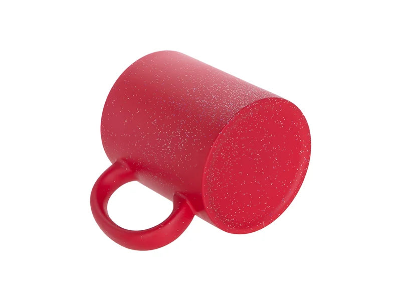 Sublimation 11oz Color Changing Mugs (StarSky Red, Frosted)