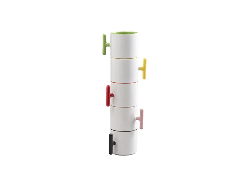 Sublimation 9oz Inner T-Handle Color Mug (Black)